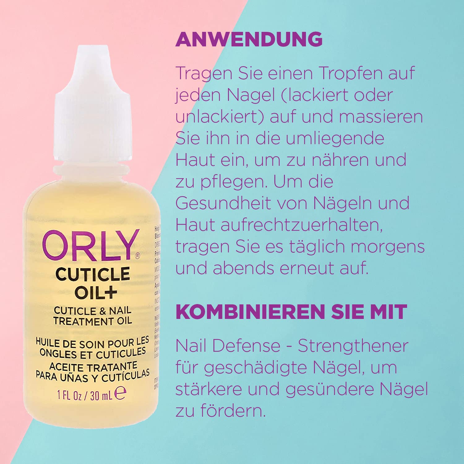 Orly Orly Cuticle Oil Plus Women Cuticle Oil 1 oz