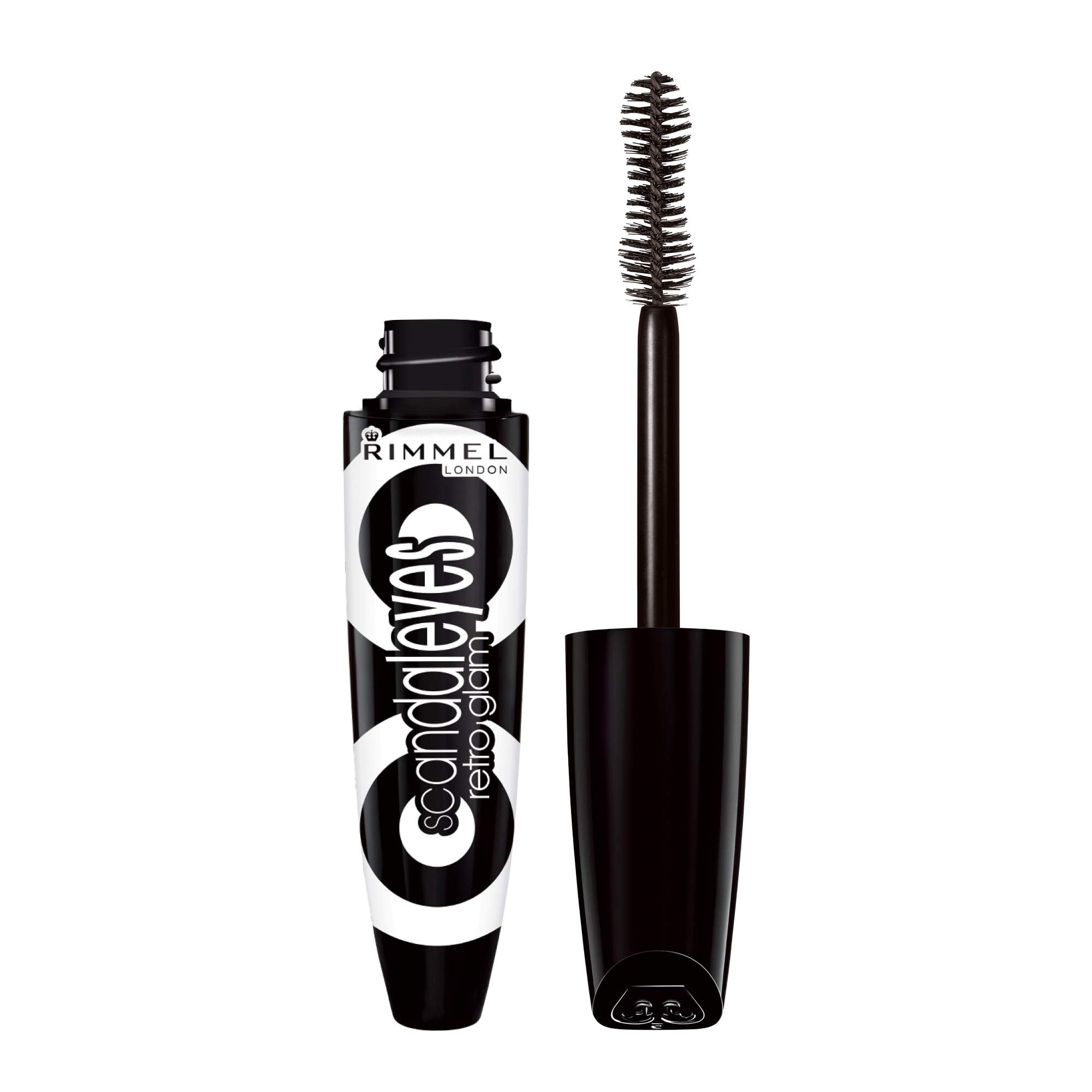Rimmel Scandaleyes Retroglam Mascara, Extreme Black, 0.41 Fluid Ounce