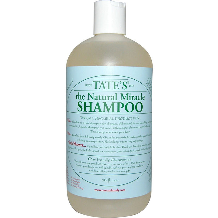 Tate's The Natural Miracle Shampoo - 18 oz