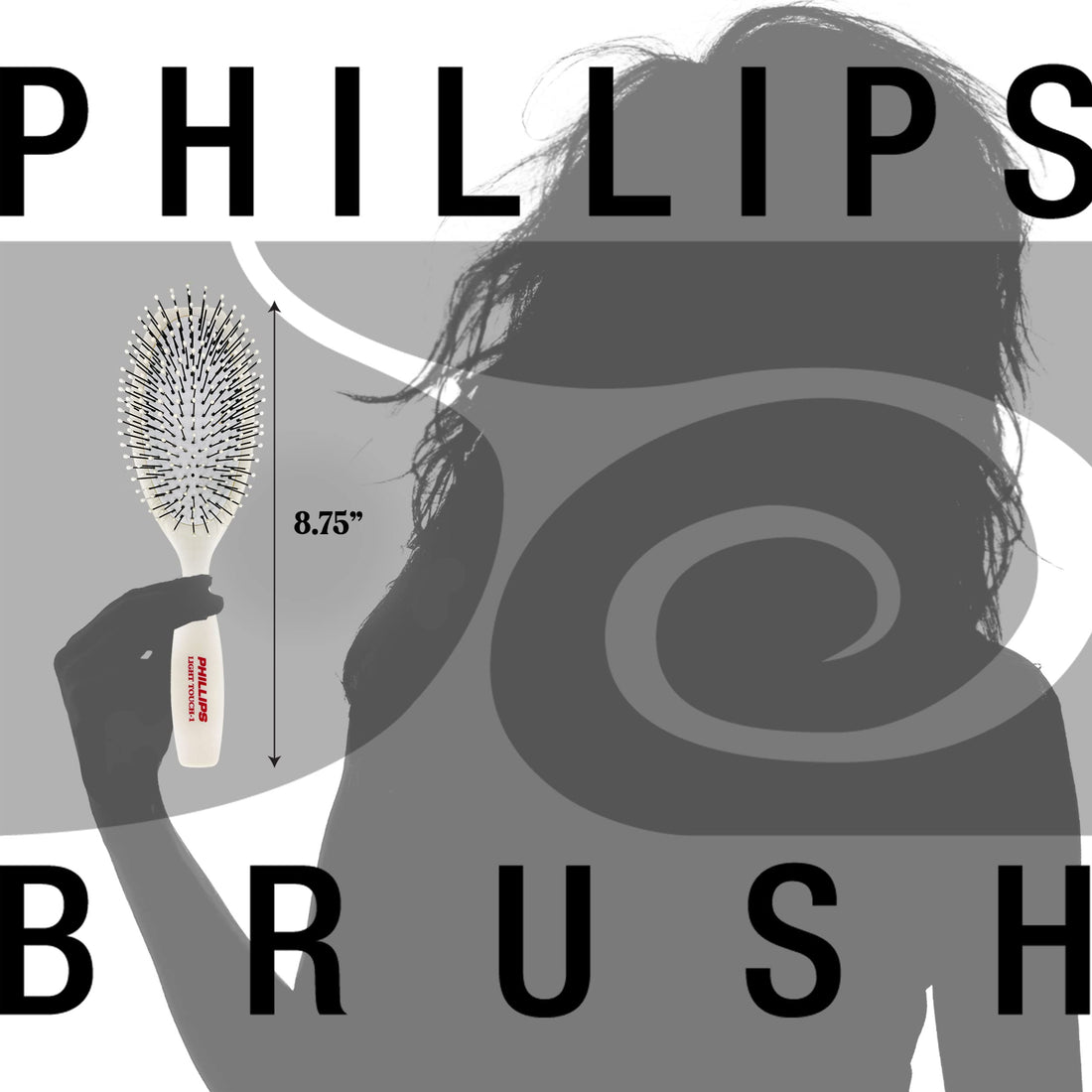 Phillips Brush Light Touch 1 Oval Cushioned Brush