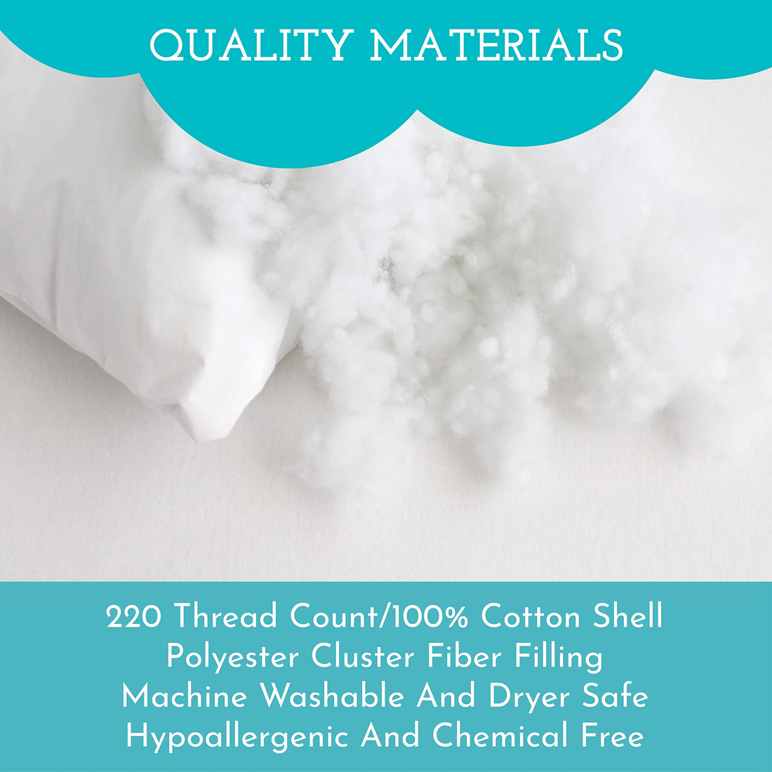 Little Sleepy Head Toddler Pillow, Organic Cotton, Down-Like Fill, Ivory 13 X 18