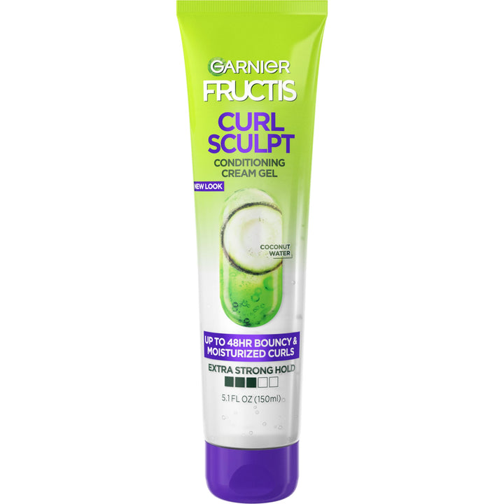 Garnier Fructis Style Curl Sculpt Conditioning Cream Gel, Curly, 5.1 oz. (Packaging May Vary)