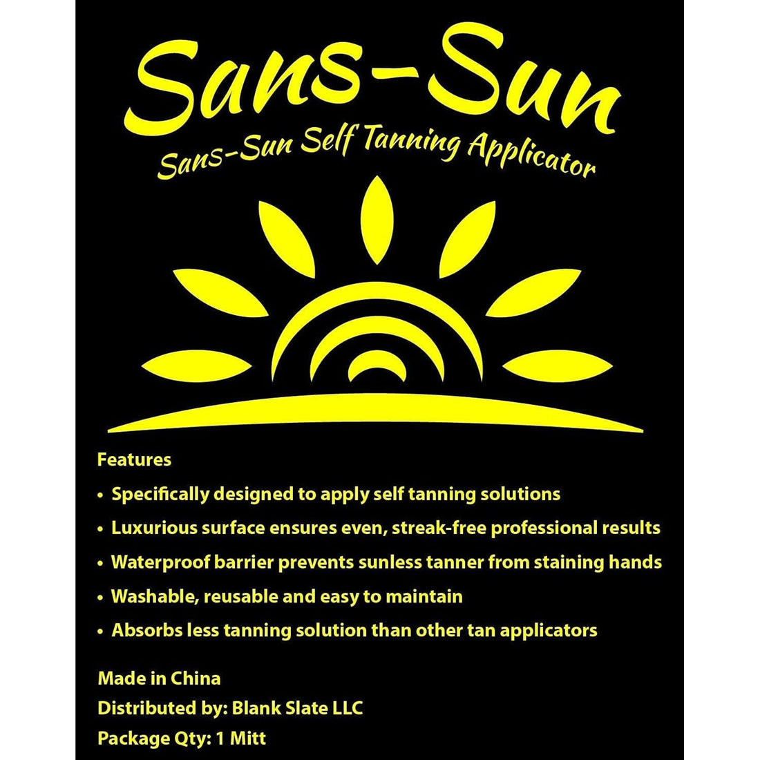 Tan Physics True Color Tanner 8 oz w/FREE Tanning Mitt by Sans-Sun