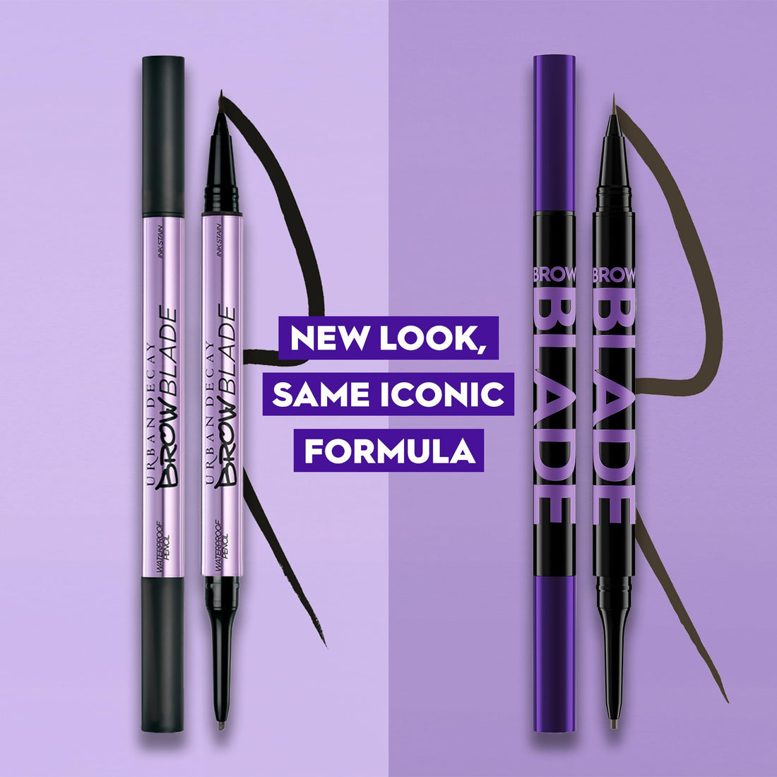 Urban Decay Brow Blade 2-in-1 Eyebrow Pen & Waterproof Pencil (Taupe Trap - Universal Taupe), Smudge-proof, Transfer-resistant, Ink Stain & Creamy Brow Pencil, Vegan, Cruelty-free - 0.01 oz