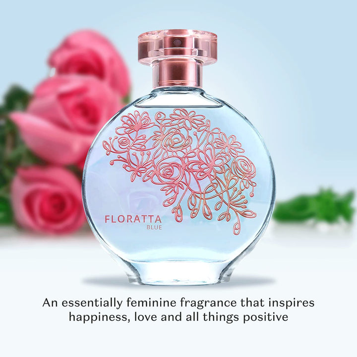 Floratta Blue Eau de Toilette by O Boticario | Long Lasting Perfume | Fresh Smelling Floral Perfumes for Women