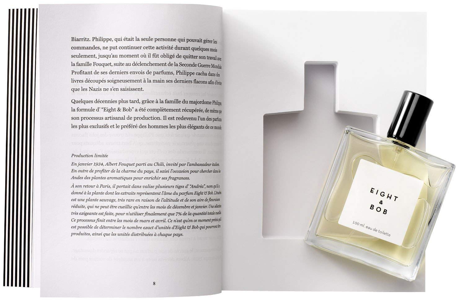 Eight & Bob Eau De Toilette In A Book 100 Ml