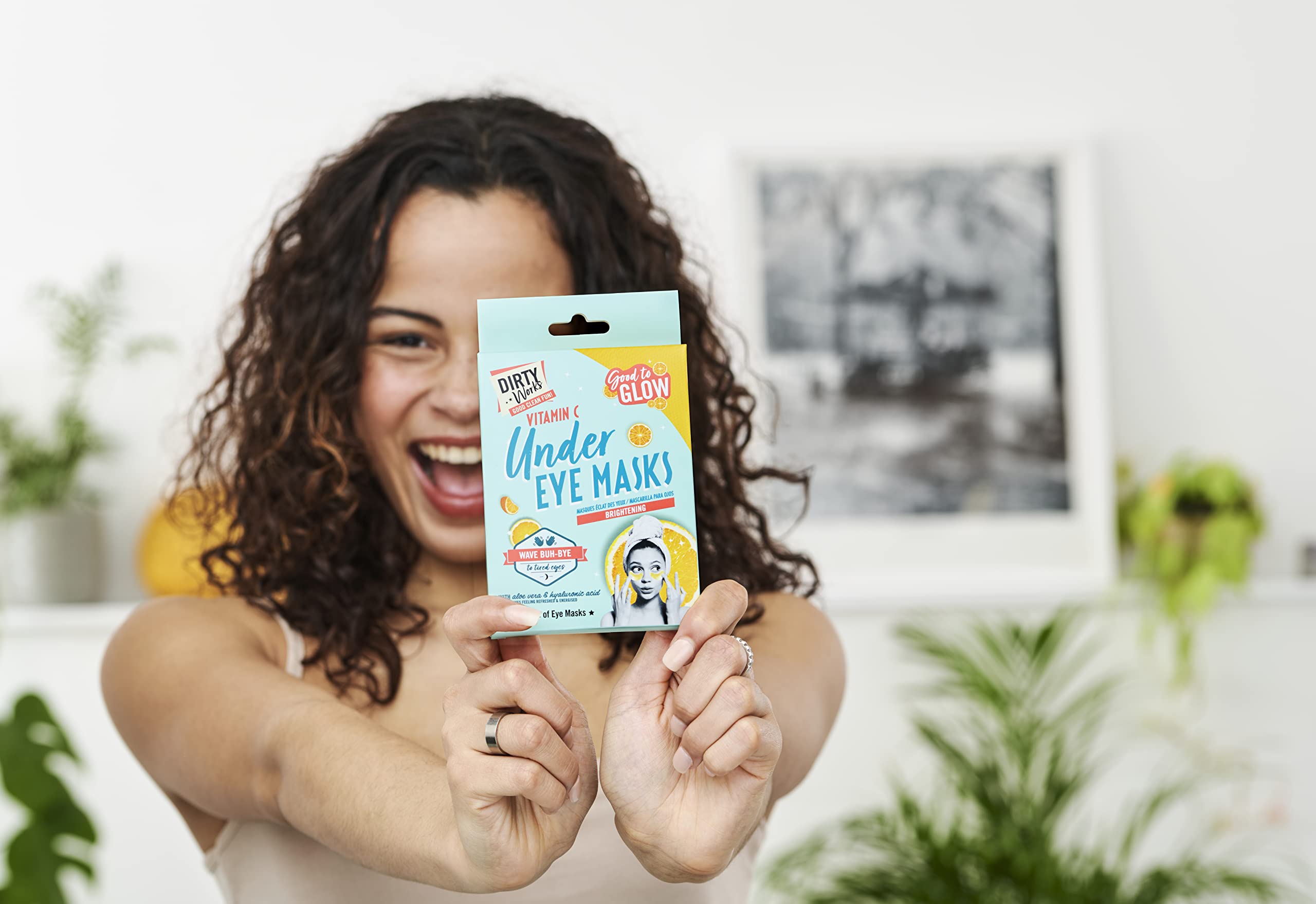 Dirty Works Brightening Eye Masks, 3 Pairs.