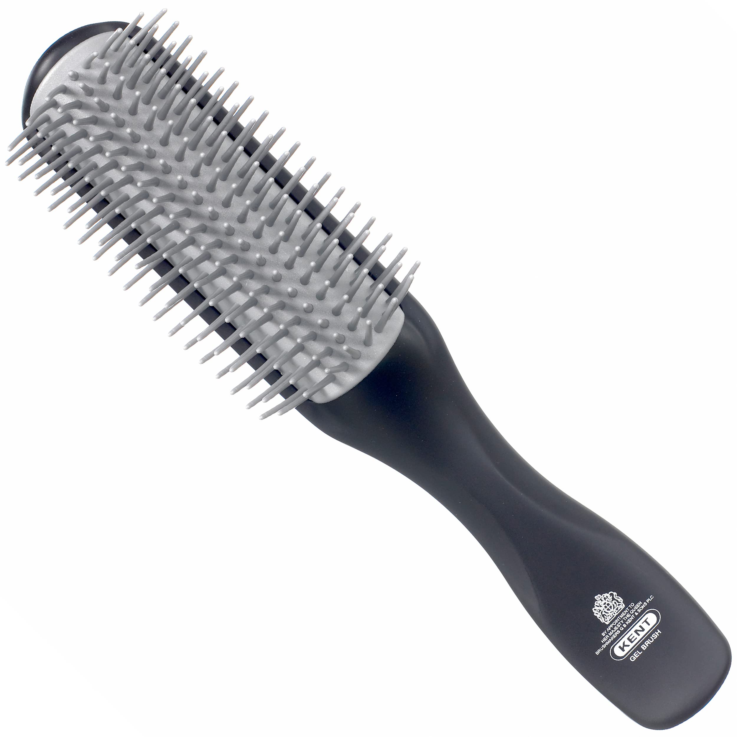Kent Styler Brush for Thick and Long Hair for Unisex, Black