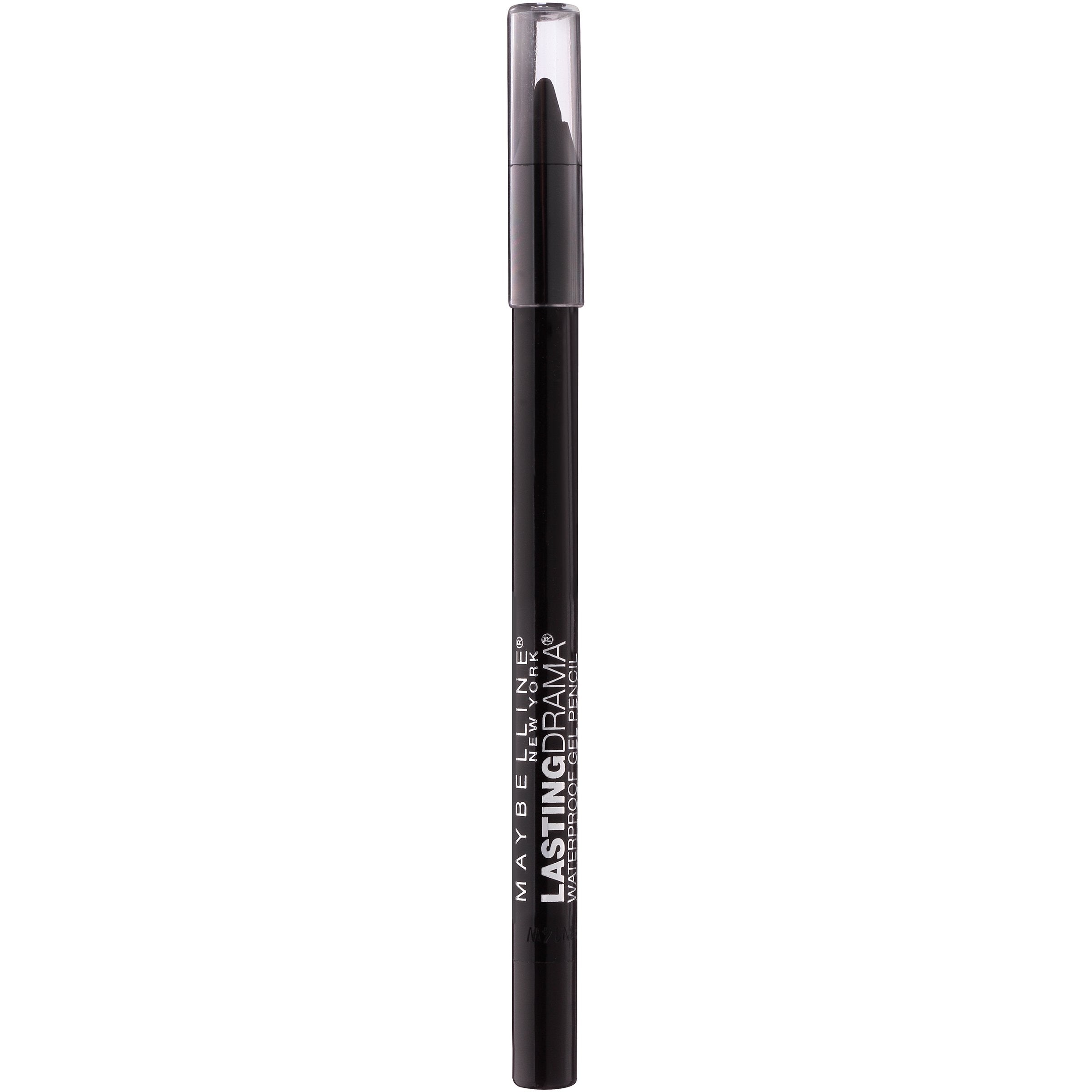 Maybelline Eyestudio Lasting Drama Waterproof Matte Gel Pencil Black Eyeliner Makeup, Sleek Onyx, 1 Count