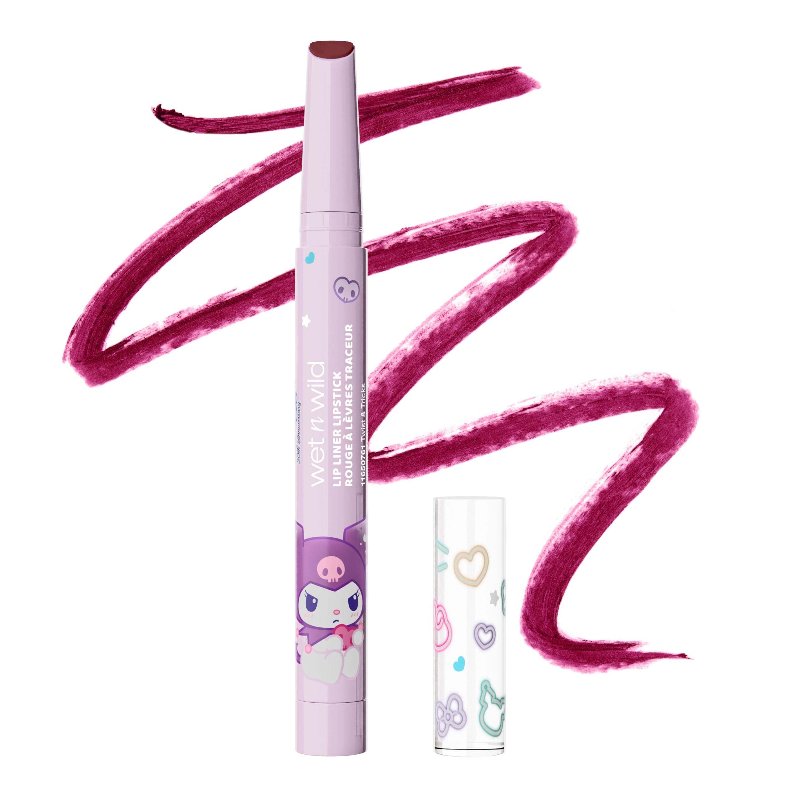wet n wild My Melody and Kuromi Lip Liner Lipstick - Twist & Tricks