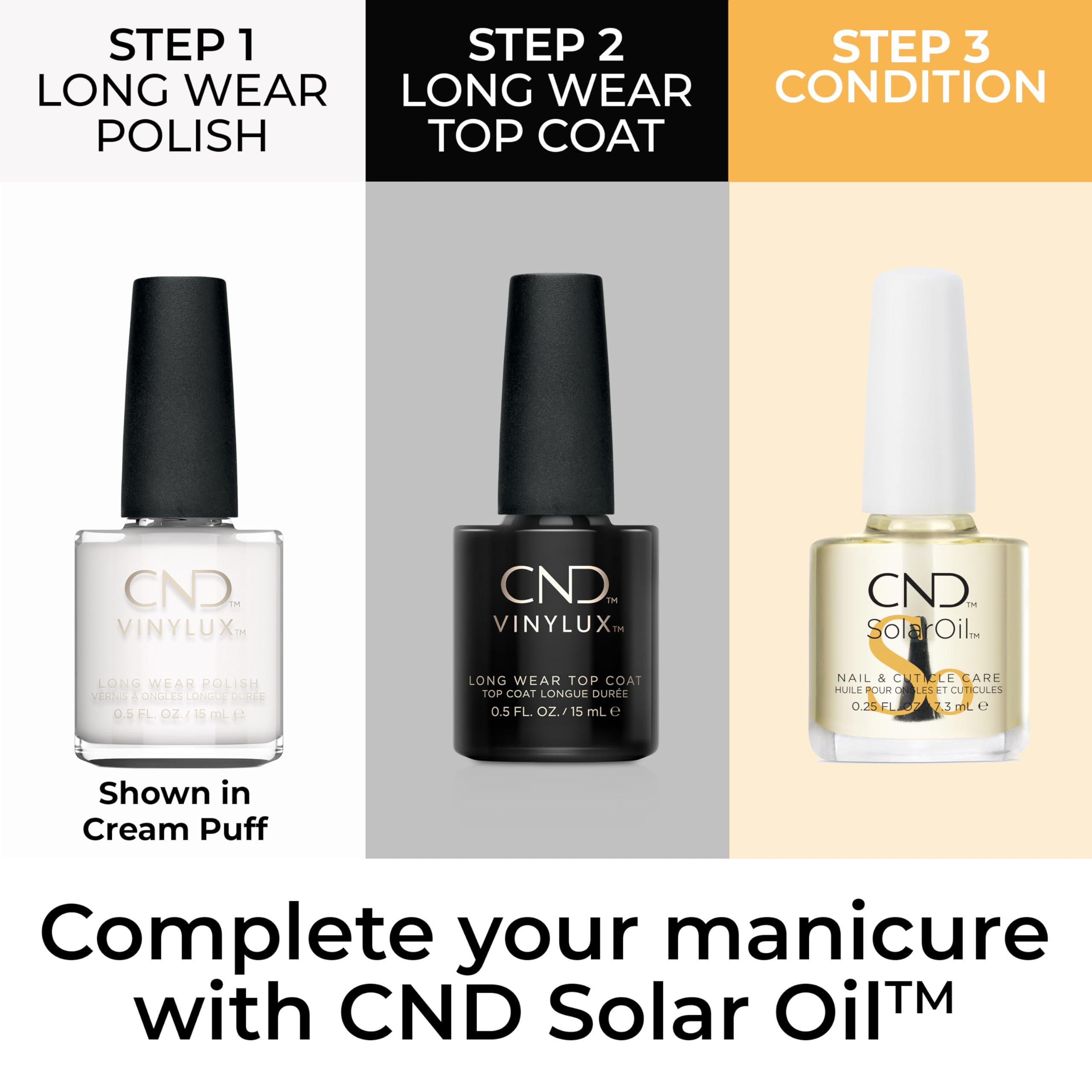 Creative Nail Creative Nail Design Vinylux Nail Lacquer, Studio White, 0.5 Fluid Ounce