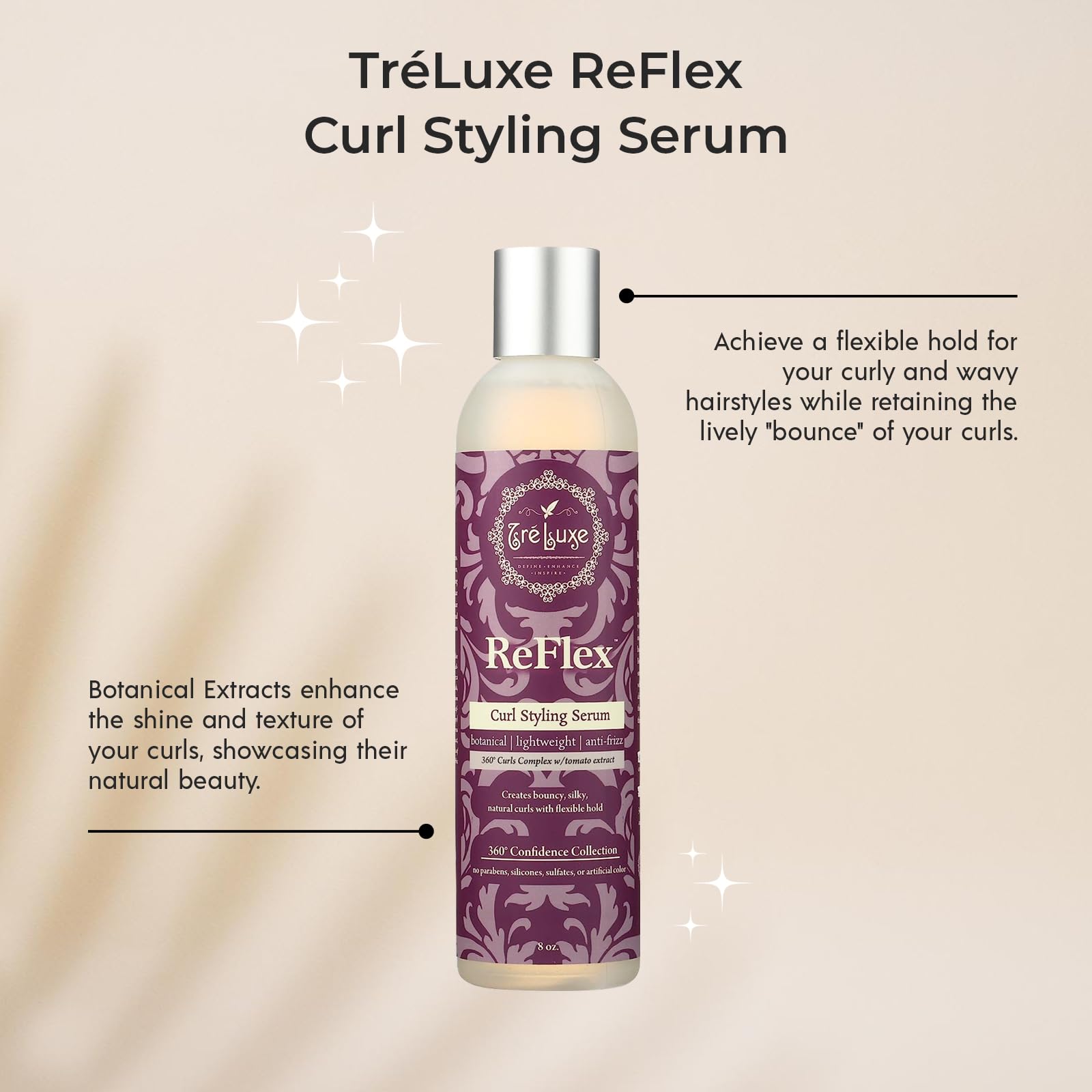 Treluxe, Styling Serum Reflex Curl, 8 Ounce
