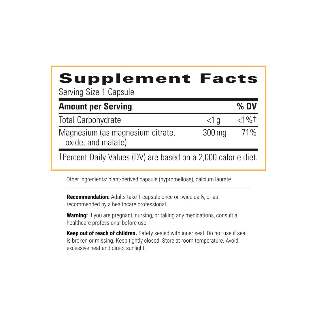 Integrative Therapeutics Tri-Magnesium - Supports Healthy Bones & Teeth* - Supports Cardiovascular & Neurological Function* - Promotes Calm* - 90 Capsules