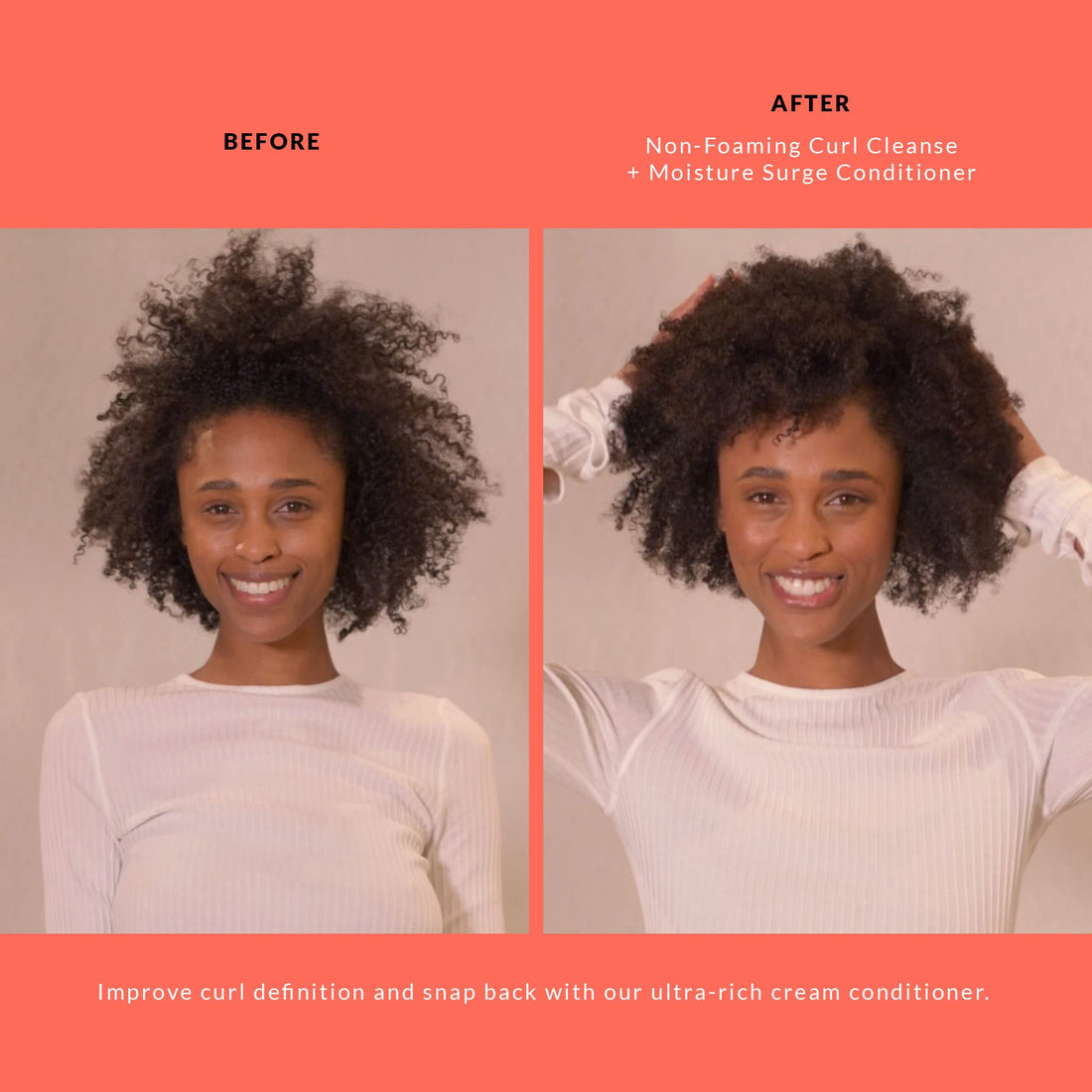 VICIOUS CURL Moisture Surge Conditioner For All Types of Curly Hair – Re-Coils Damaged Curls, Softens, Detangles, Moisturizes & Detangling, 12 FL Oz