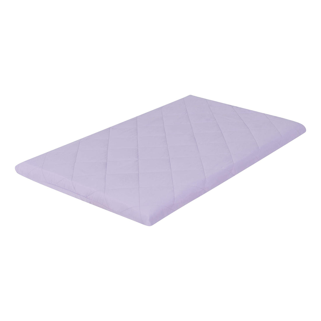 Pastel Lavender Purple Pack n Play Quilted Mattress Sheet – Ultra-Soft, Comfortable Portable Crib Mattress Sheet for Baby Girls; Playpen Mattress or Mini Crib Fitted Sheet with Quilted Top
