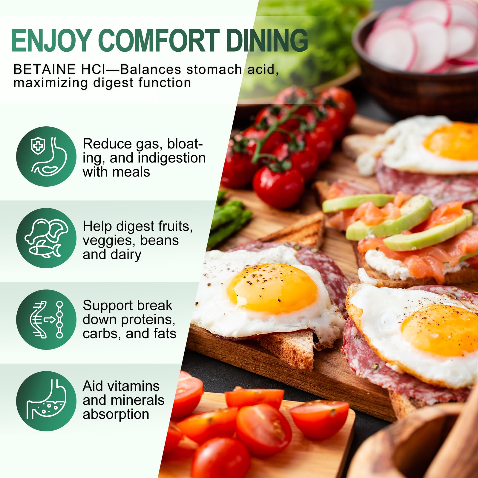 ZEBORA Digestive Enzymes for Women-Men, Digestive Enzymes with Probiotics and Prebiotics for Digestive Health, Nutrient Absorption, Immune Support and Reduce Bloating & Indigestion, 45 Servings