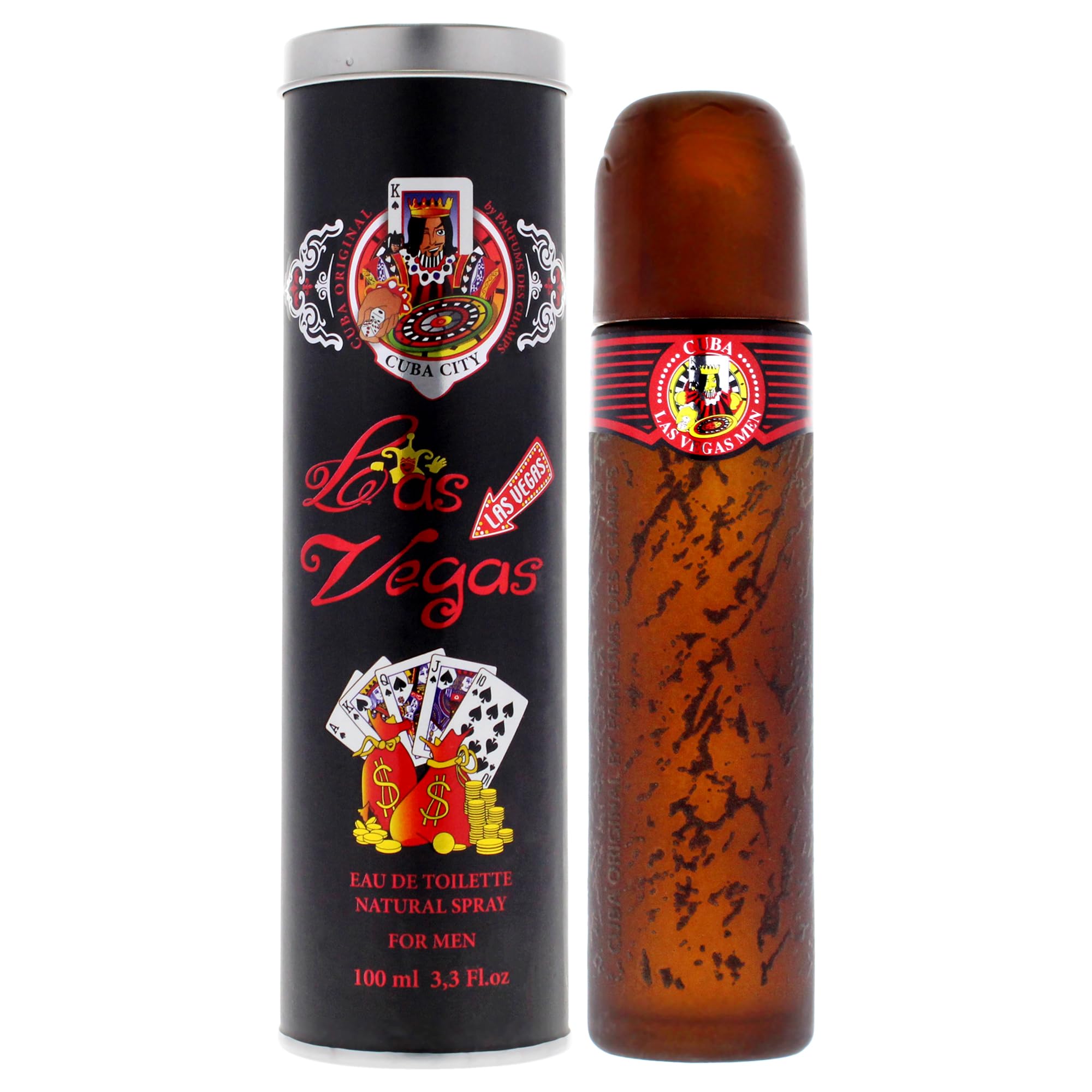 Cuba City Las Vegas by Cuba, 3.3 oz Eau De Toilette Spray for Men