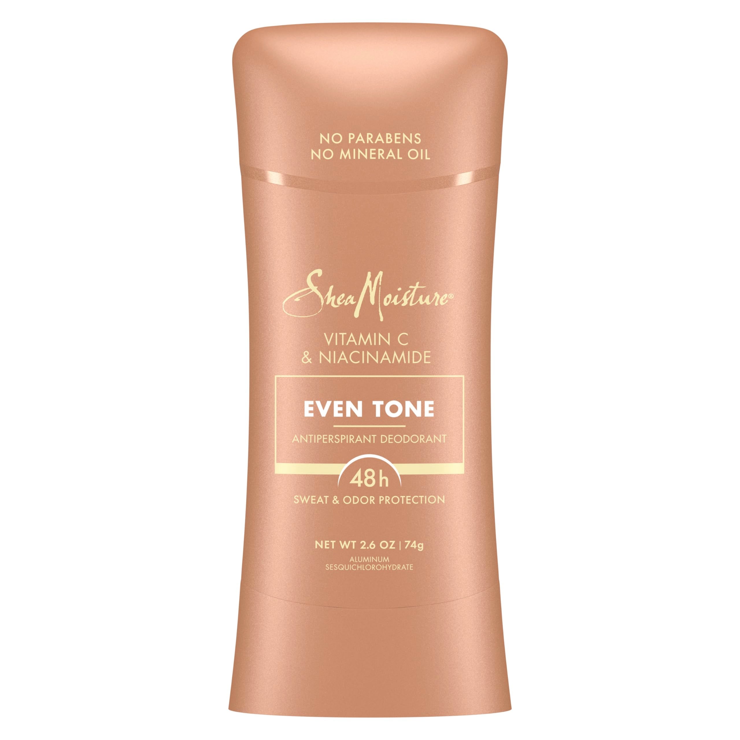 SheaMoisture Antiperspirant Deodorant Stick for 48HR Sweat & Odor Protection Even Tone with No Parabens & No Mineral Oil 2.6 oz