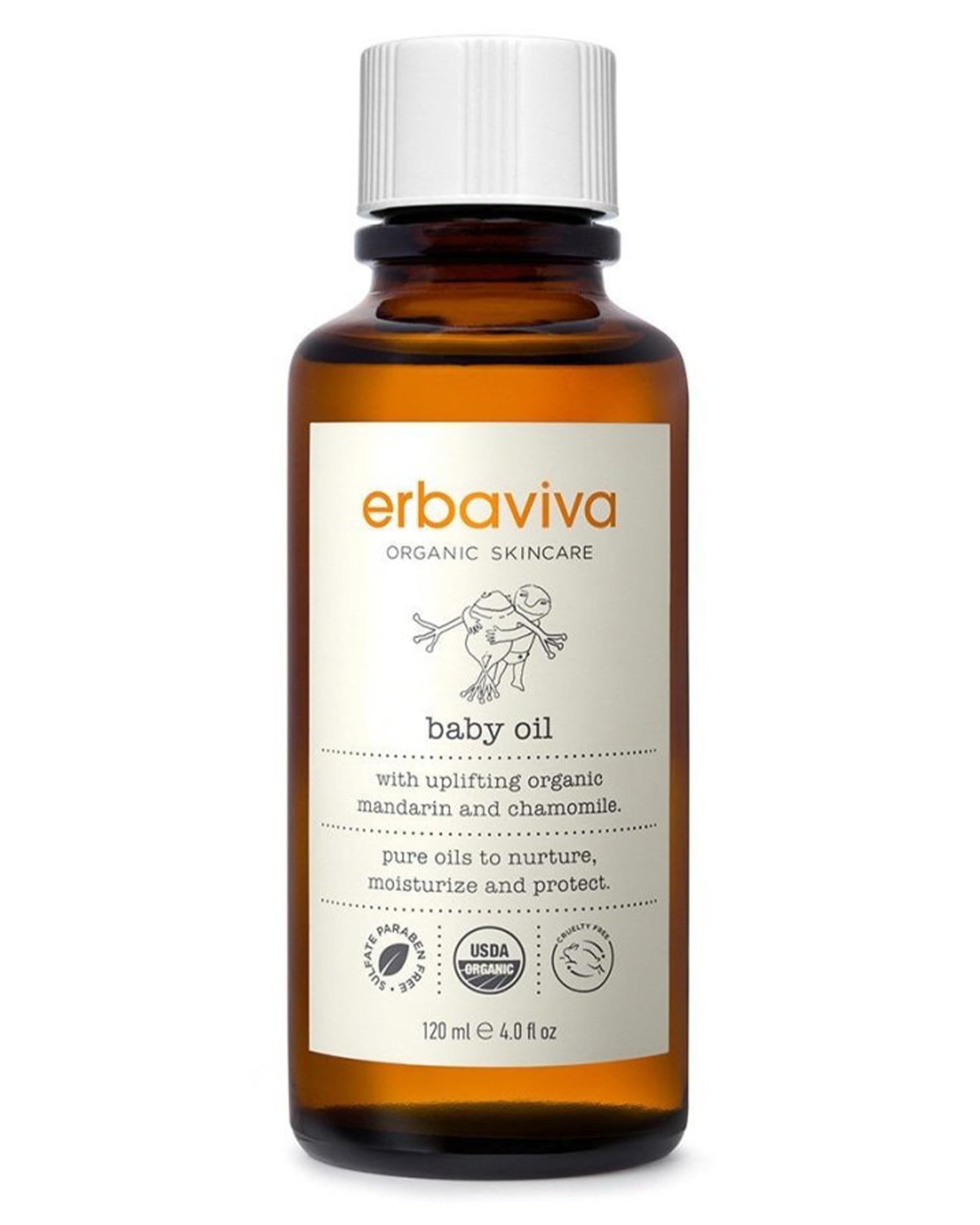 erbaviva Baby Oil, 4 Fl Oz
