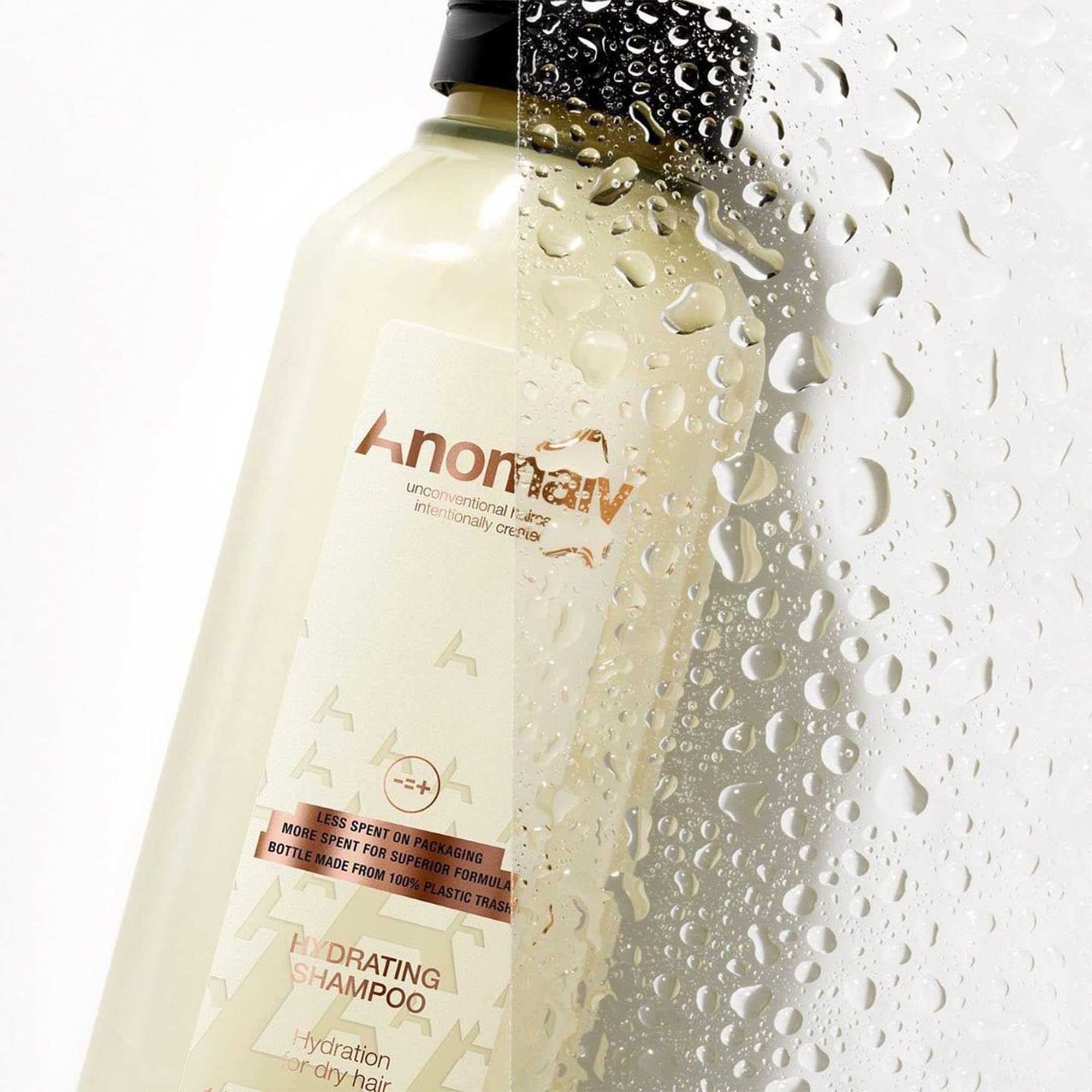 Anomaly Vegan Hydrating Shampoo with Aloe Vera & Coconut Oil for Dry Damaged Hair | Sulfate Free & Paraben Free | Eco Friendly & Sustainable Packaging from Ocean Plastic, 11 fl. oz.