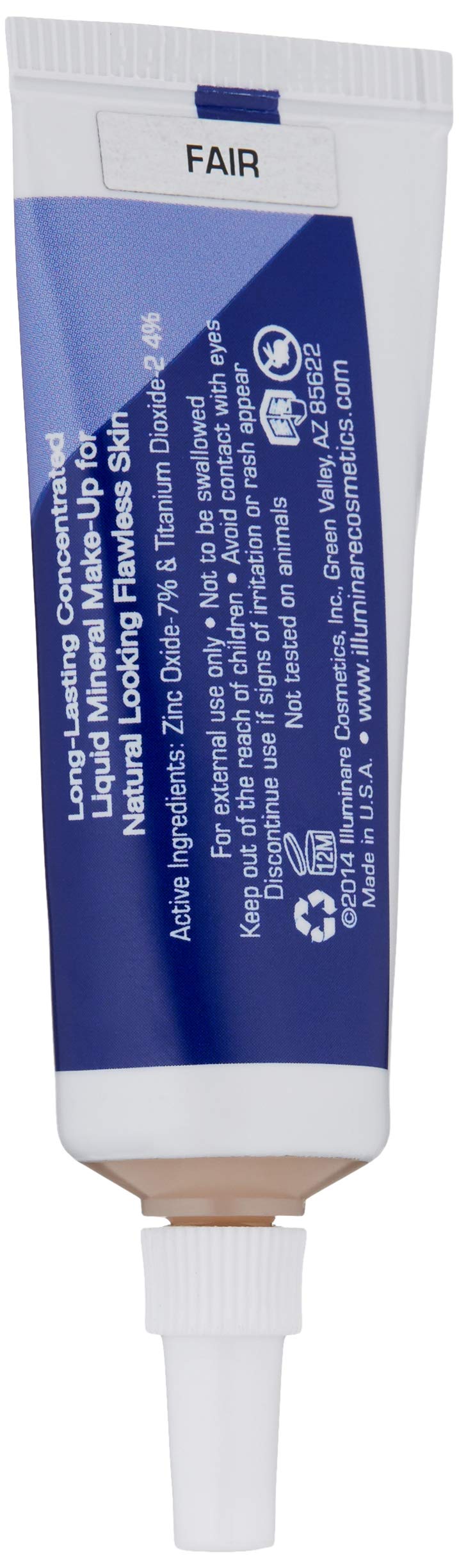 Illuminare Moisturizing Mineral Foundation Makeup SPf 20 Dewy Finish 15ml (Florentine Fair)