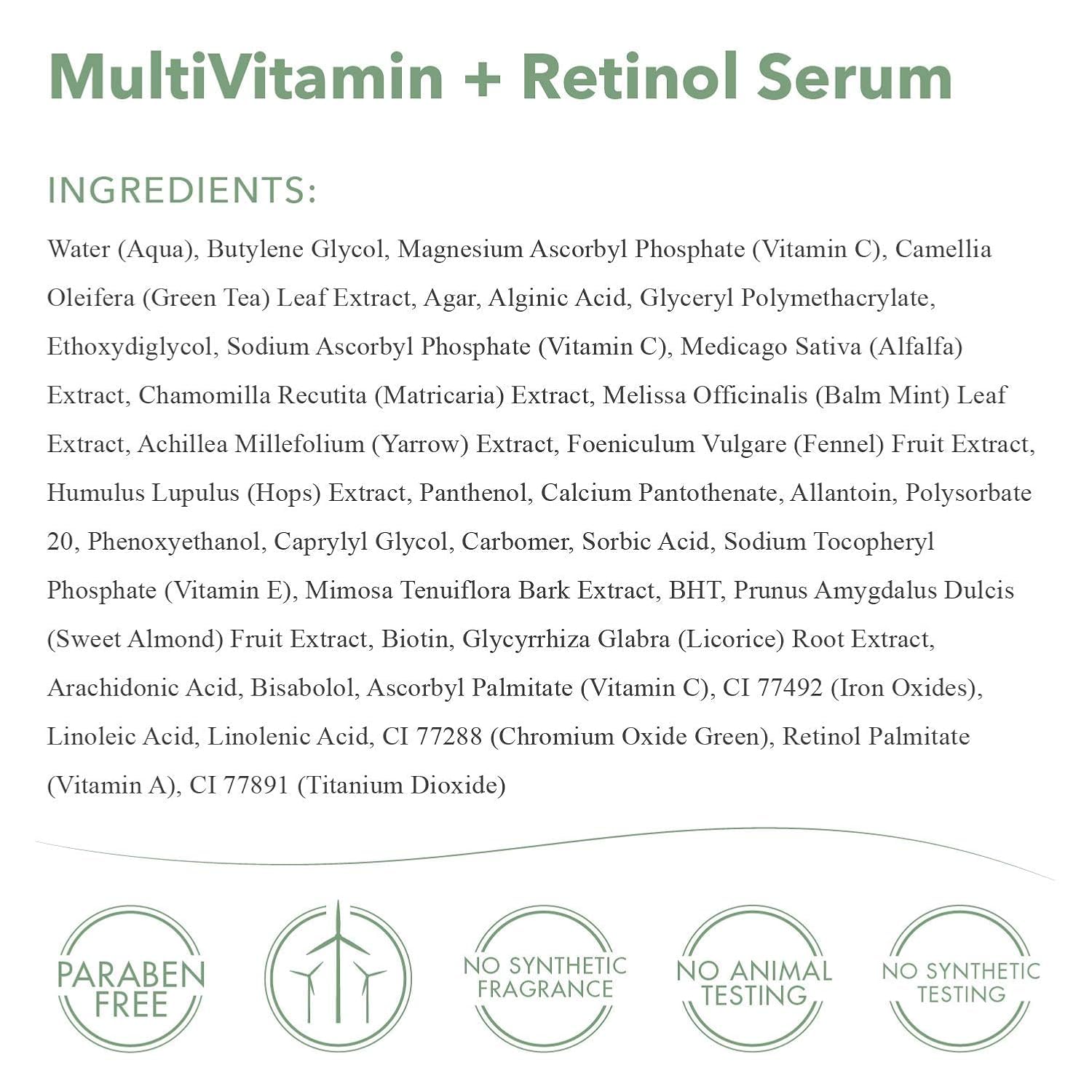 emerginC MultiVitamin + Retinol Serum - Micro-Encapsulated Spheres + Vitamin C to Help Combat Visible Signs of Aging, Sensitive Skin + Minor Redness (1.0 oz, 30 ml)