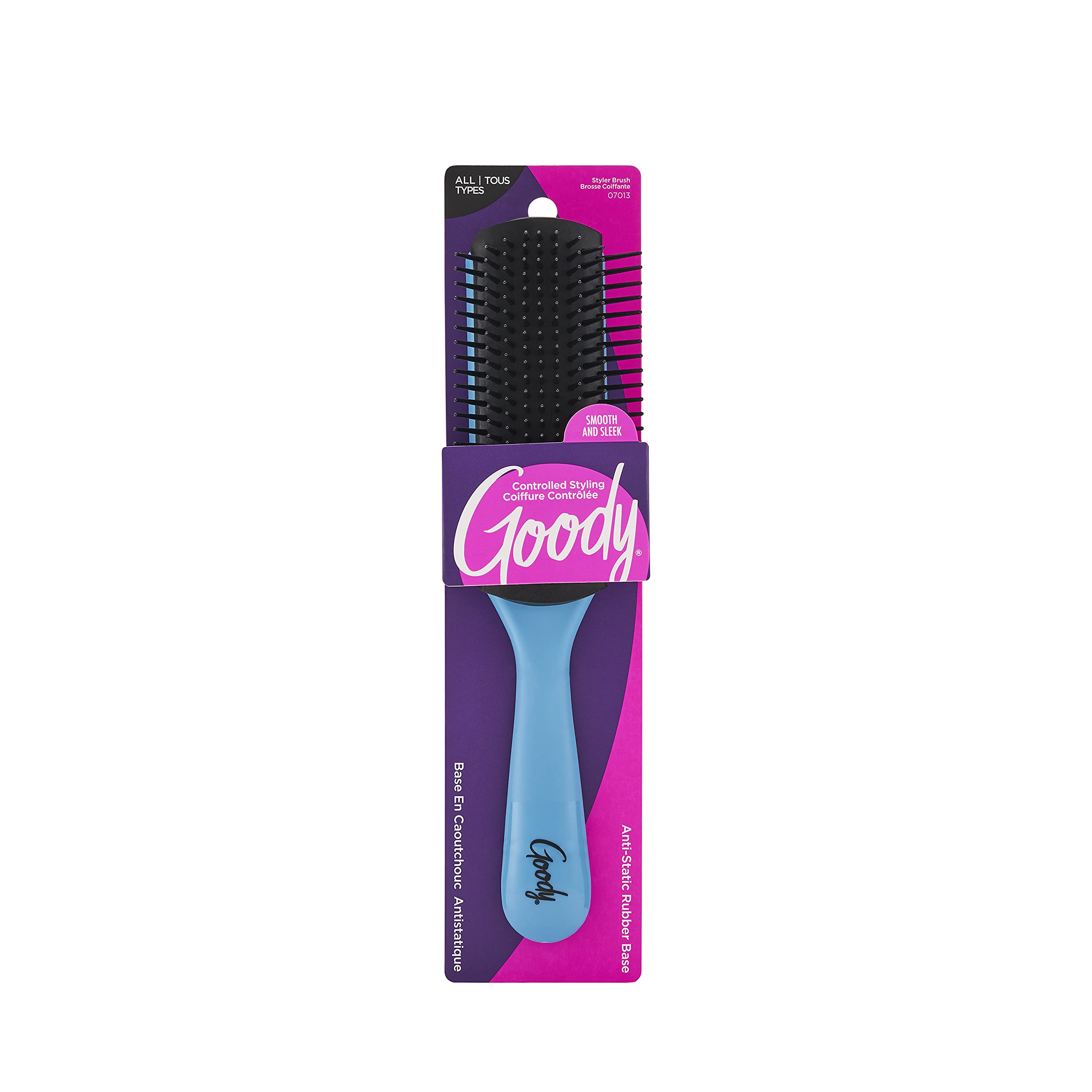 Goody Straight Talk Rubber Styler Brush 1 ea (Pack of 3)