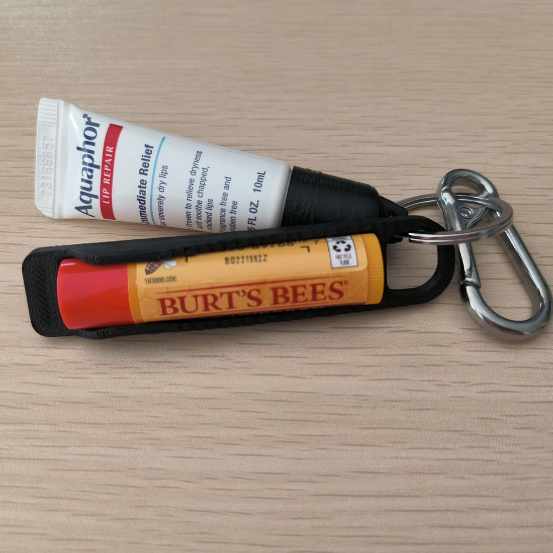 PIAOLGYI Lip Balm Holder for Burt's Bees,Compatible with ChapStick 0.15 OZ Size Cylindrical Lip Balm(ONLY Holder)