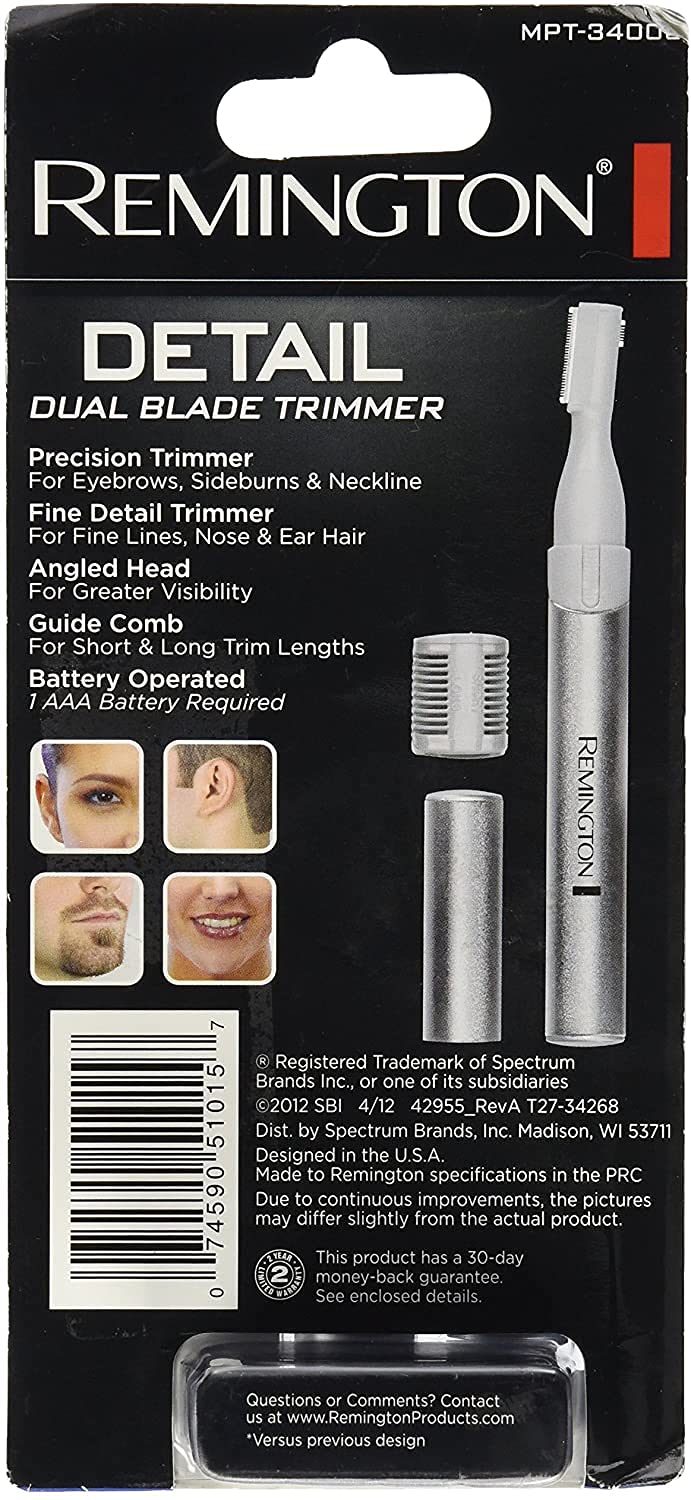 Remington MPT-3400 Dual Blade Stainless Steel Detail Trimmer