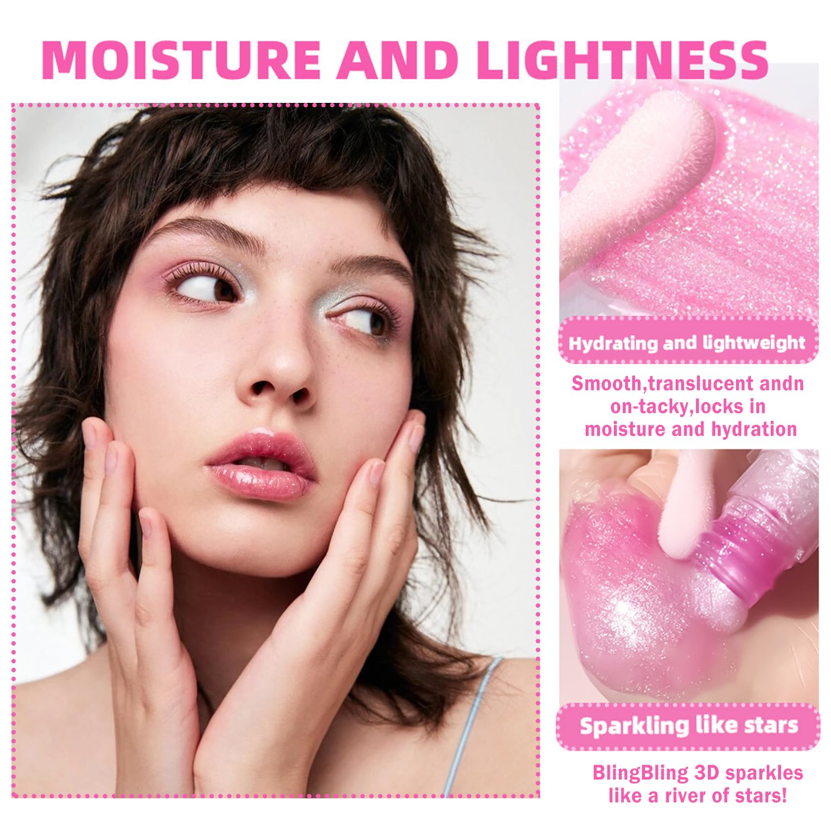 XINGXYUEL Magic Color Changing Lip Oil Tinted Lip Gloss Hydrating Conversion Lip Glow Oil Color Changing Lip Balm Shimmer Glossy Non-Sticky Plumping Lip Oil Stain