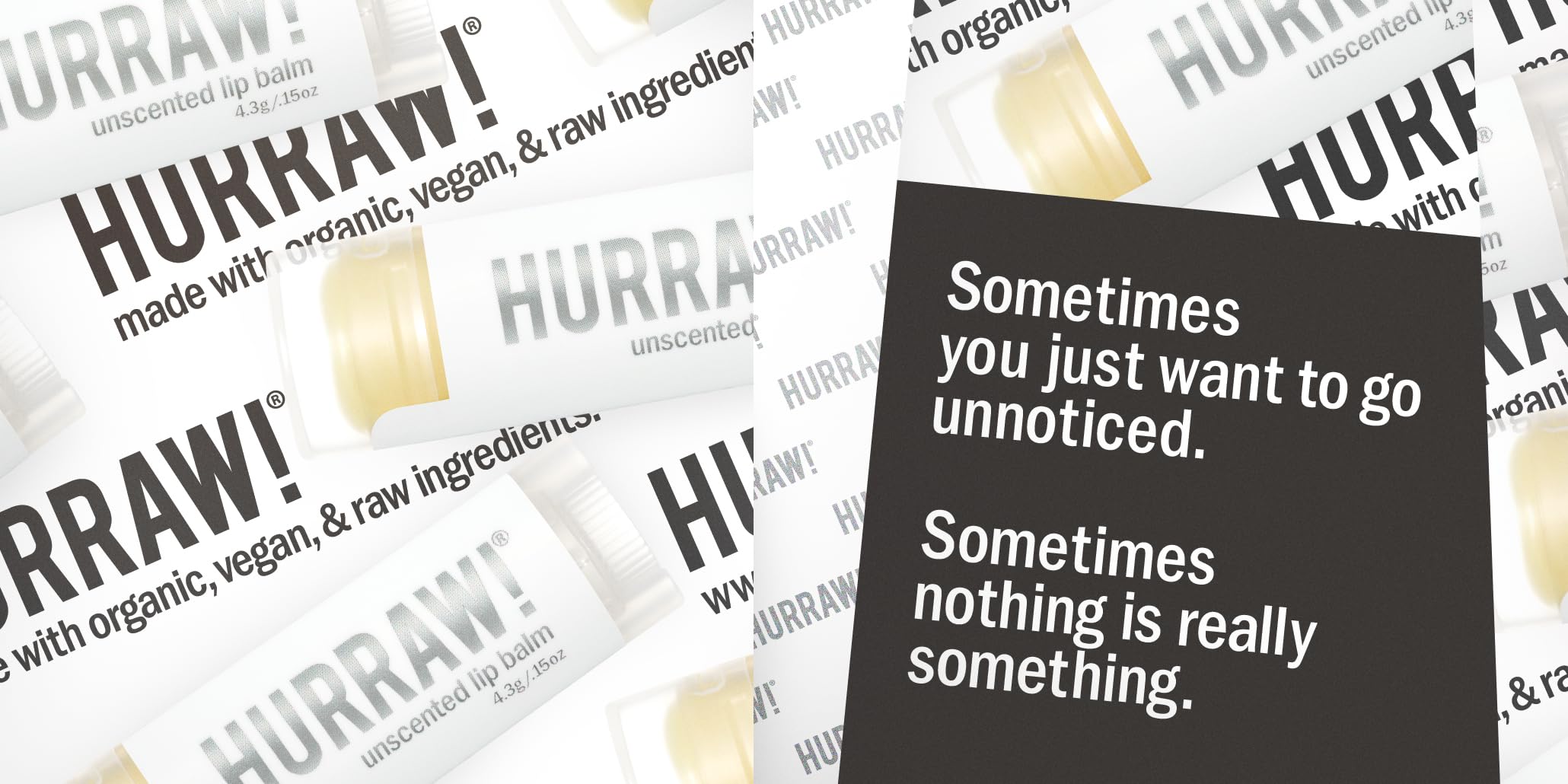 Hurraw! Unscented Lip Balm, 3 Pack: Organic, Certified Vegan, Cruelty and Gluten Free. Non-GMO, 100% Natural Ingredients. Bee, Shea, Soy and Palm Free. Made in USA