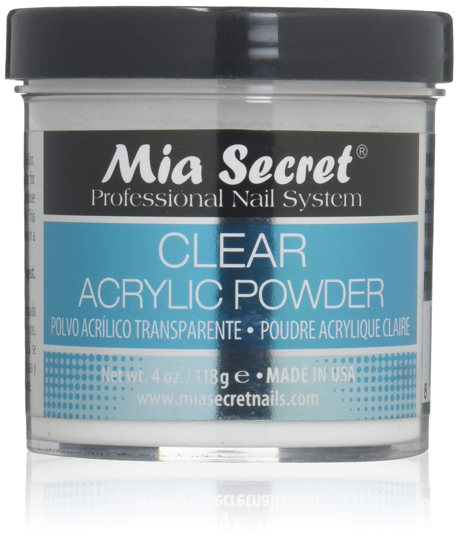 Mia Secret Clear Acrylic Powder 2oz