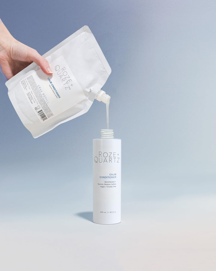 Roze + Quartz Calm Conditioner (Refill 16oz 500ml) with Facet Fix™ Bond Builder