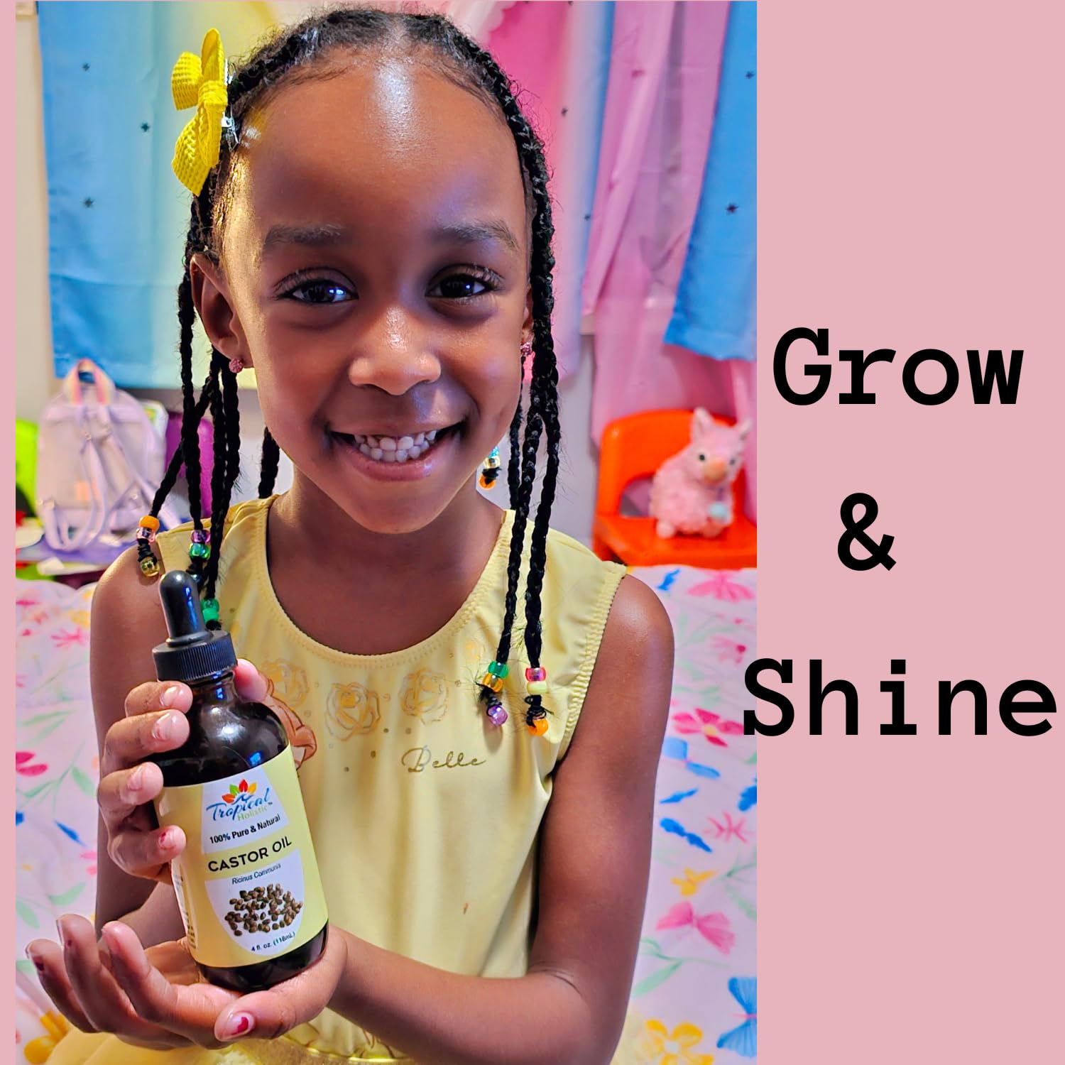 100% Pure Natural Castor Oil Organic Cold Pressed 4oz