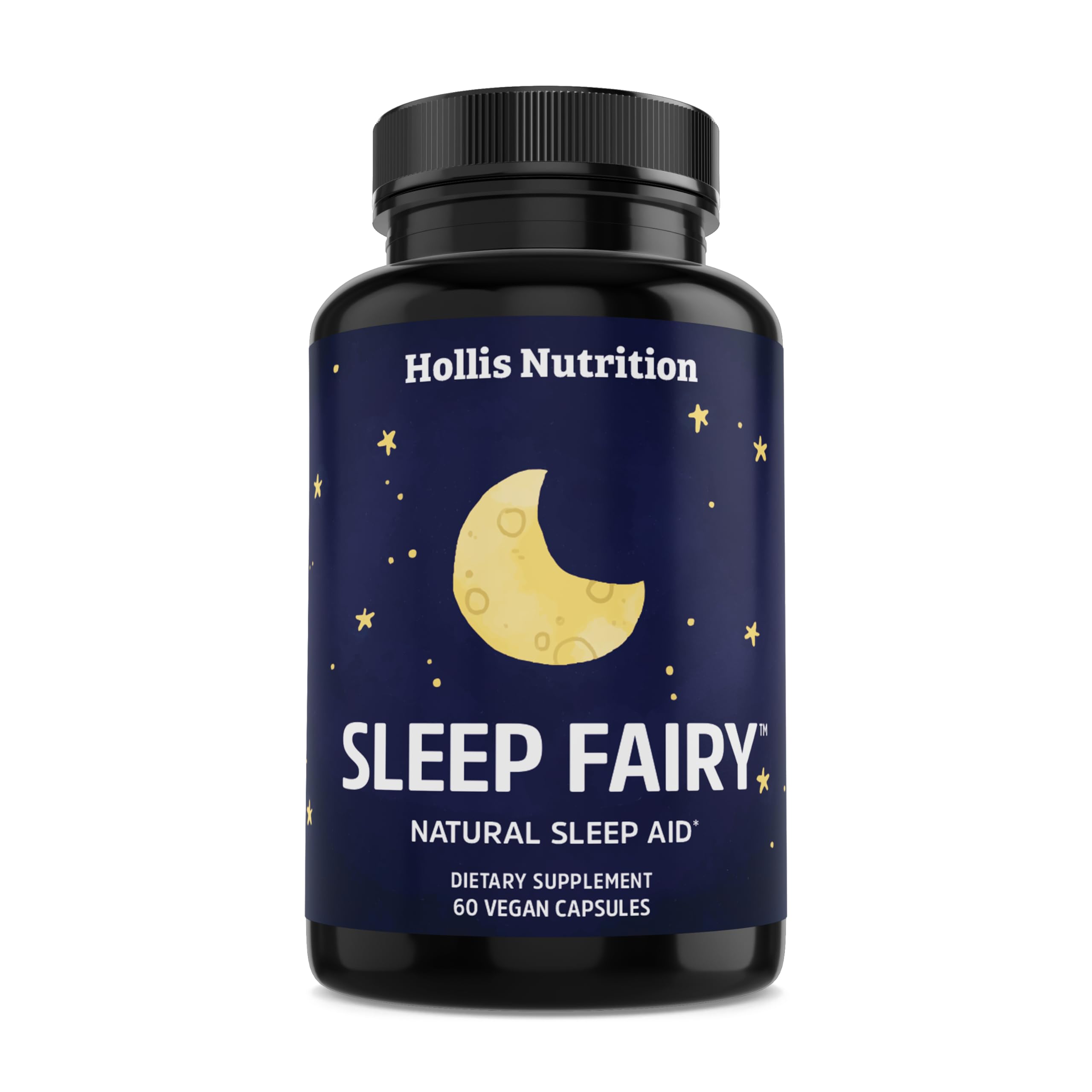SLEEP FAIRY Natural Sleep Aid | Melatonin 10mg, Magnesium Glycinate 500mg, L-Theanine, B6, 5-HTP, GABA, Valerian Root & Ashwagandha Extracts | Herbal Sleeping Pills for Adults | Vegan Sleep Supplement