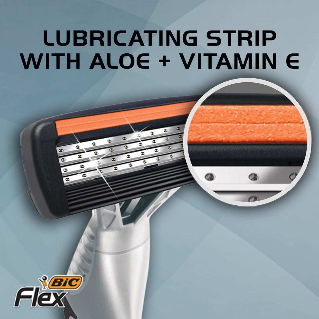 BIC Flex 4 Titanium Sensitive Disposable Razors For Men, For a Smooth, Ultra-Close and Comfortable Shave, 10 Piece DIsposable Razor Set with 4 Blades