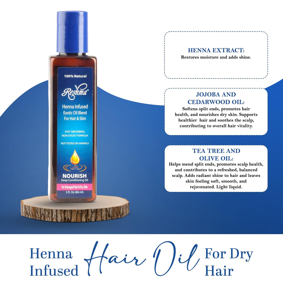 Henna Infused Oil (Dry and Damaged Hair)