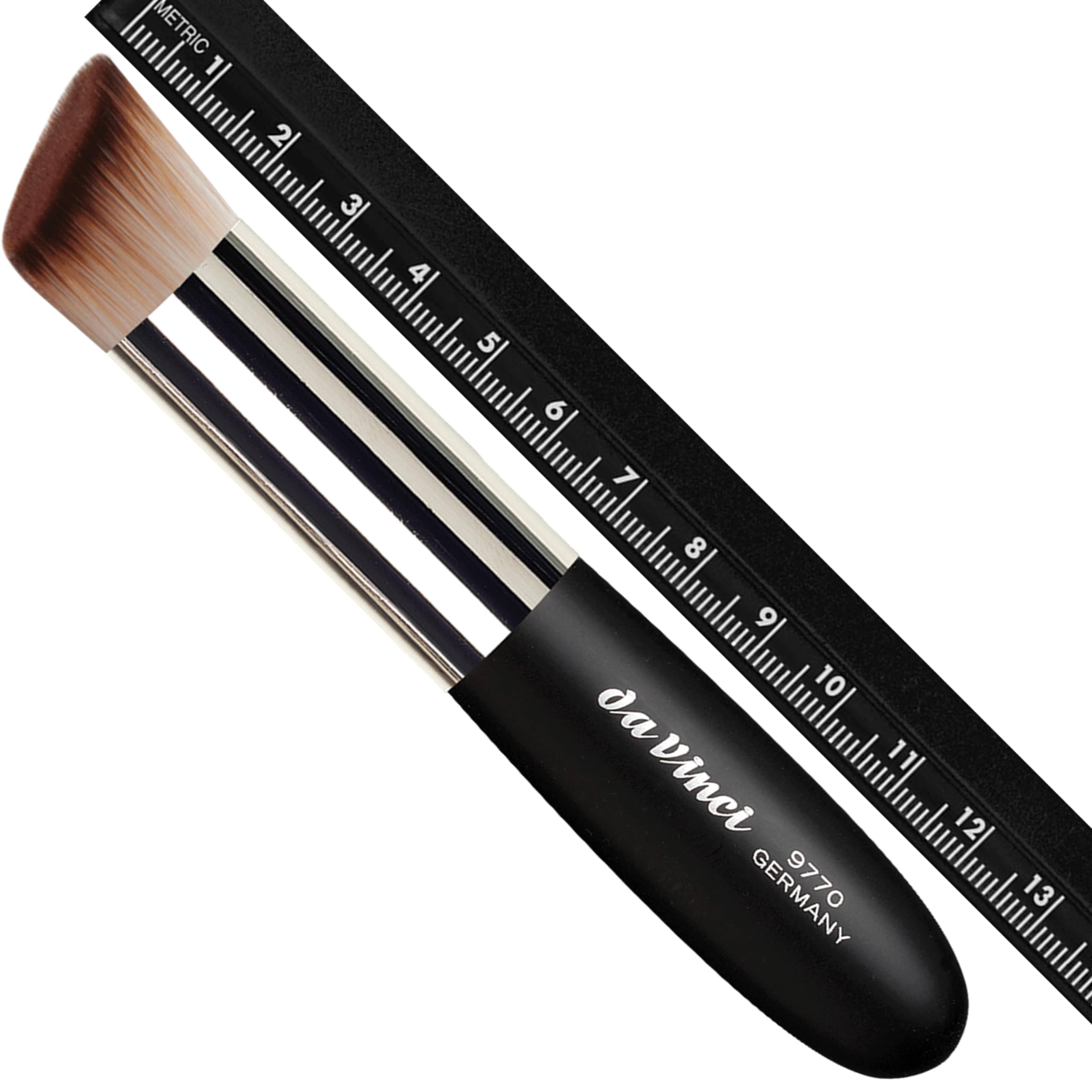 da Vinci Cosmetics Series 9770 Classic Foundation Brush, Angled Synthetic, 43.7 Gram