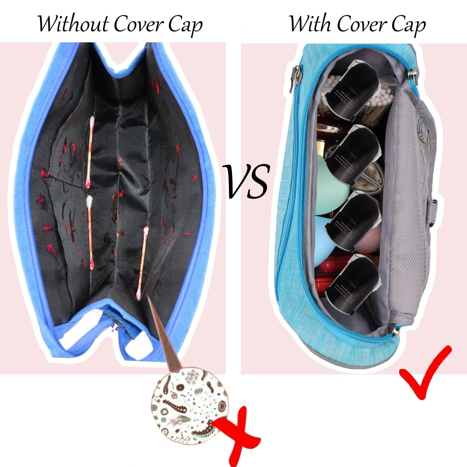 Bling Toman Mini Blush Brush Flat Telescope Brush Retractable Travel Makeup Brush for Mineral Powder,Contouring, Bronzer, Loose Powder,Sunscreen, Cream Foundation or Liquid Cosmetics (1 pcs)