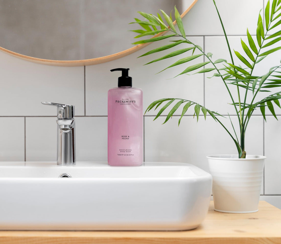Rose & Peony : Pecksniff's Moisturizing Hand Wash 25.3 oz (Rose & Peony)