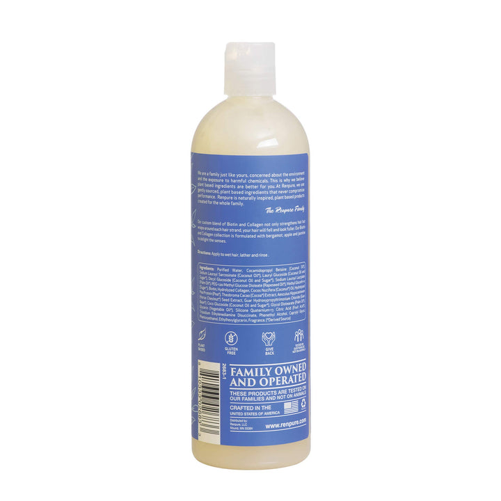 Renpure Plant-Based Beauty Biotin & Collagen Thicken + Strengthen Shampoo, 16 Fluid Ounce