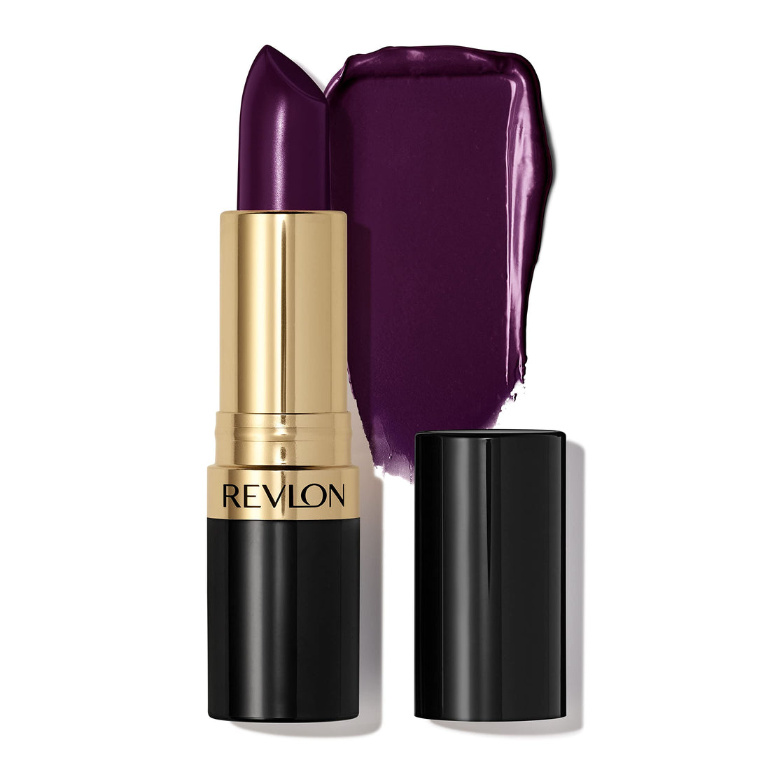 Revlon Super Lustrous Lipstick, High Impact Lipcolor with Moisturizing Creamy Formula, Infused with Vitamin E and Avocado Oil in Plum / Berry, Va Va Violet (663)