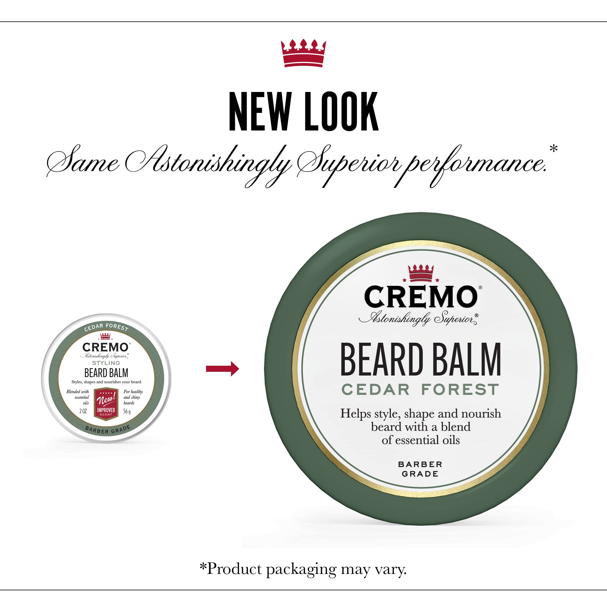 Cremo Styling Beard Balm, Forest Blend -- Nourishes, Shapes And Moisturizes All Lengths Of Facial Hair, 2 Ounces
