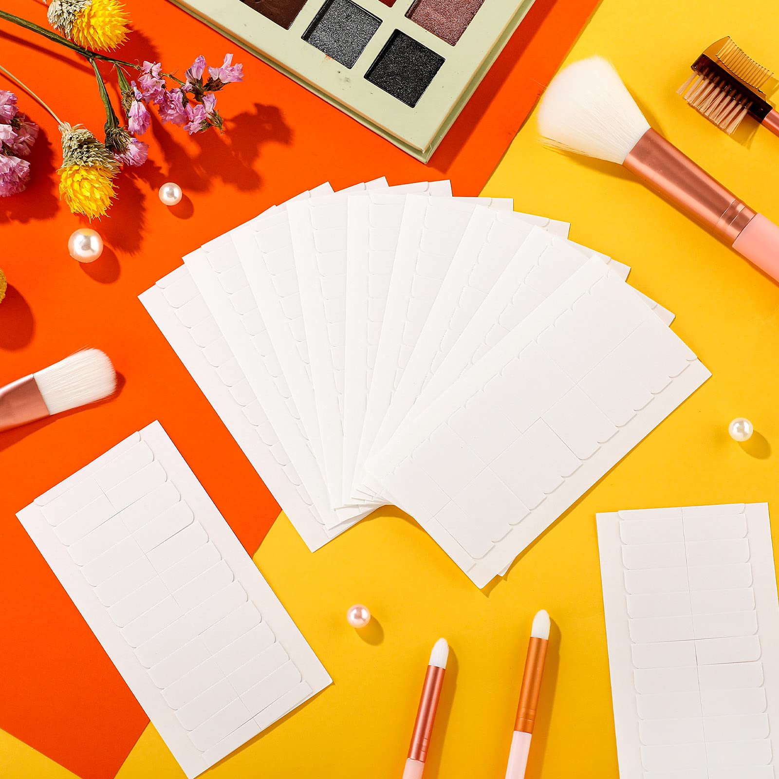 480 Pieces 40 Sheets Hair Extension Tape Tabs Double Sided Extension Tapes Hair Shop Tab Tape Bonding Replacement Tape for Women Girls Hair Salons Hair Extension, 4 x 0.8 cm (null)