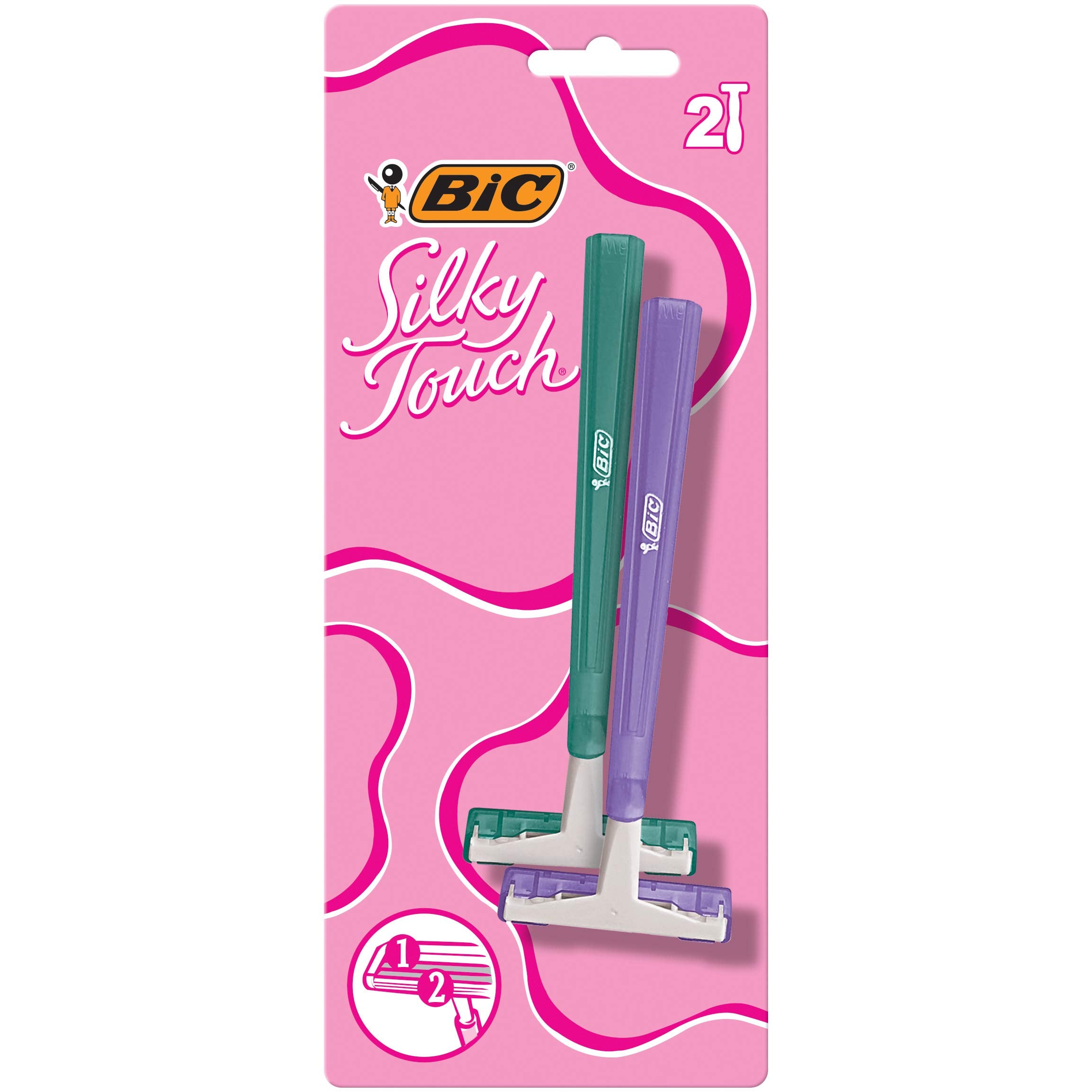 Bic Twin Select Silky Touch - 2 ct