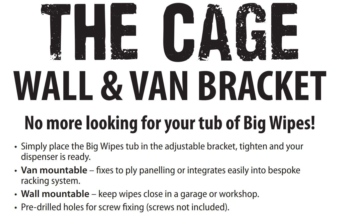 BIG WIPES The CAGE - Wall & Van Bracket 2421-0000