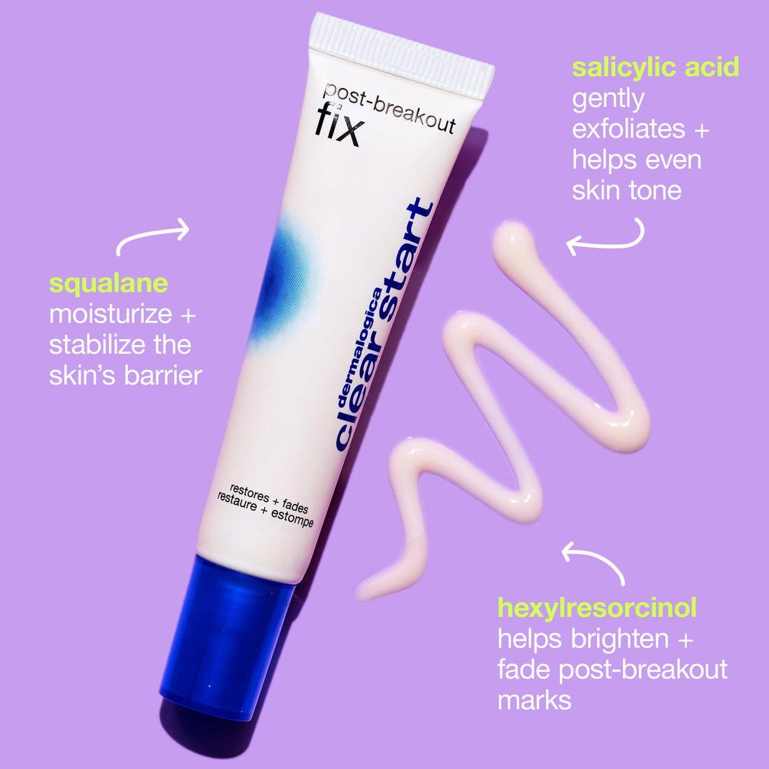 Dermalogica Clear Start Post-Breakout Fix, Acne Dark Spot Treatment with Salicylic Acid, Squalene & Hexylresorcinol, Fade + Brighten Acne Marks