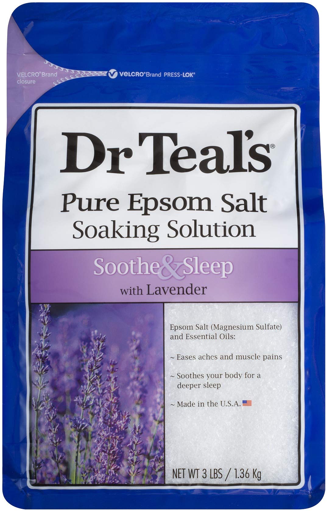 Dr Teal's Epsom Salt, Eucalyptus and Lavender, 2 Count