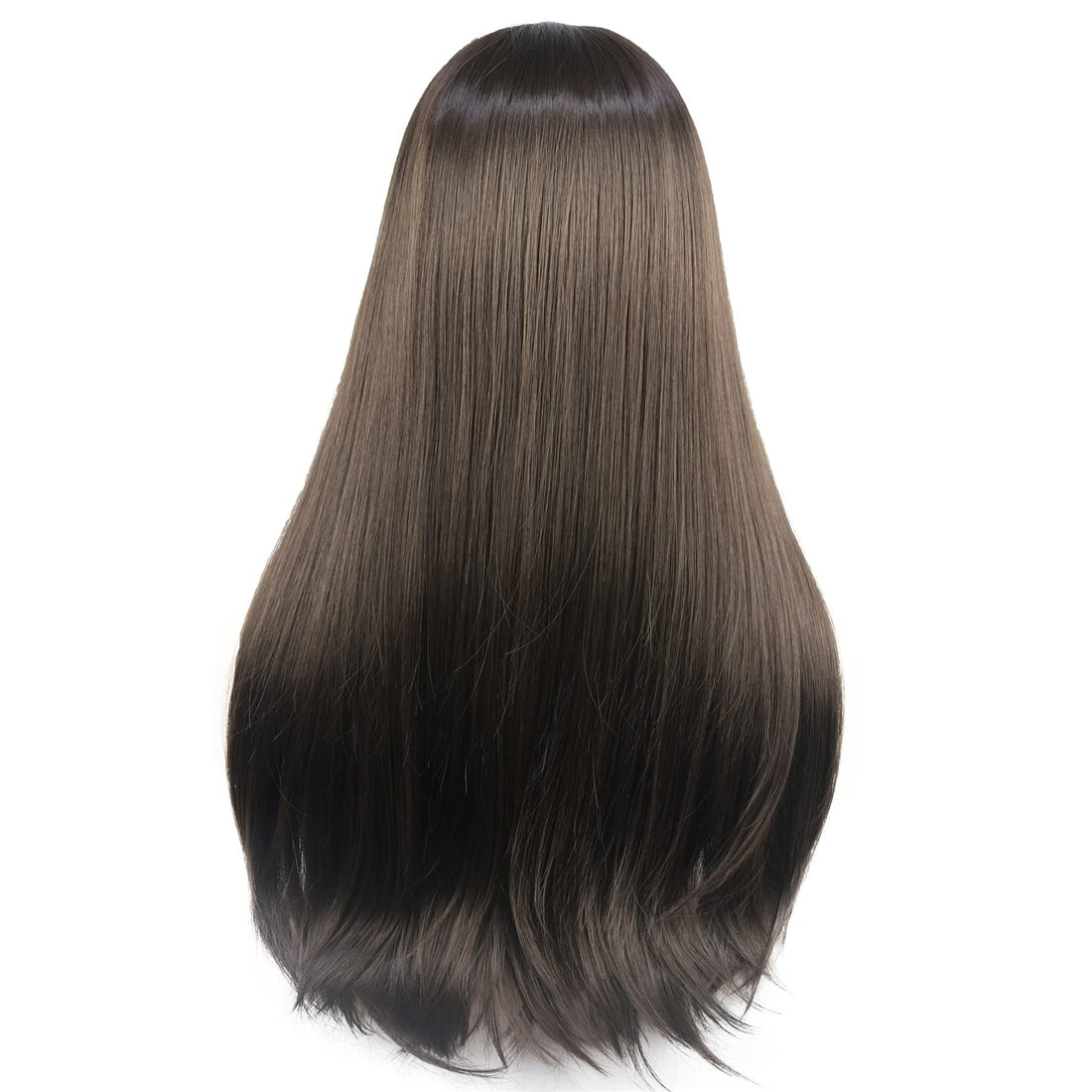#6-Chestnut Brown: Aimole Long Straight 3/4 Women'S Wigs Hair Piece Synthetic Hair With Black Headband(6-Chestnut Brown)