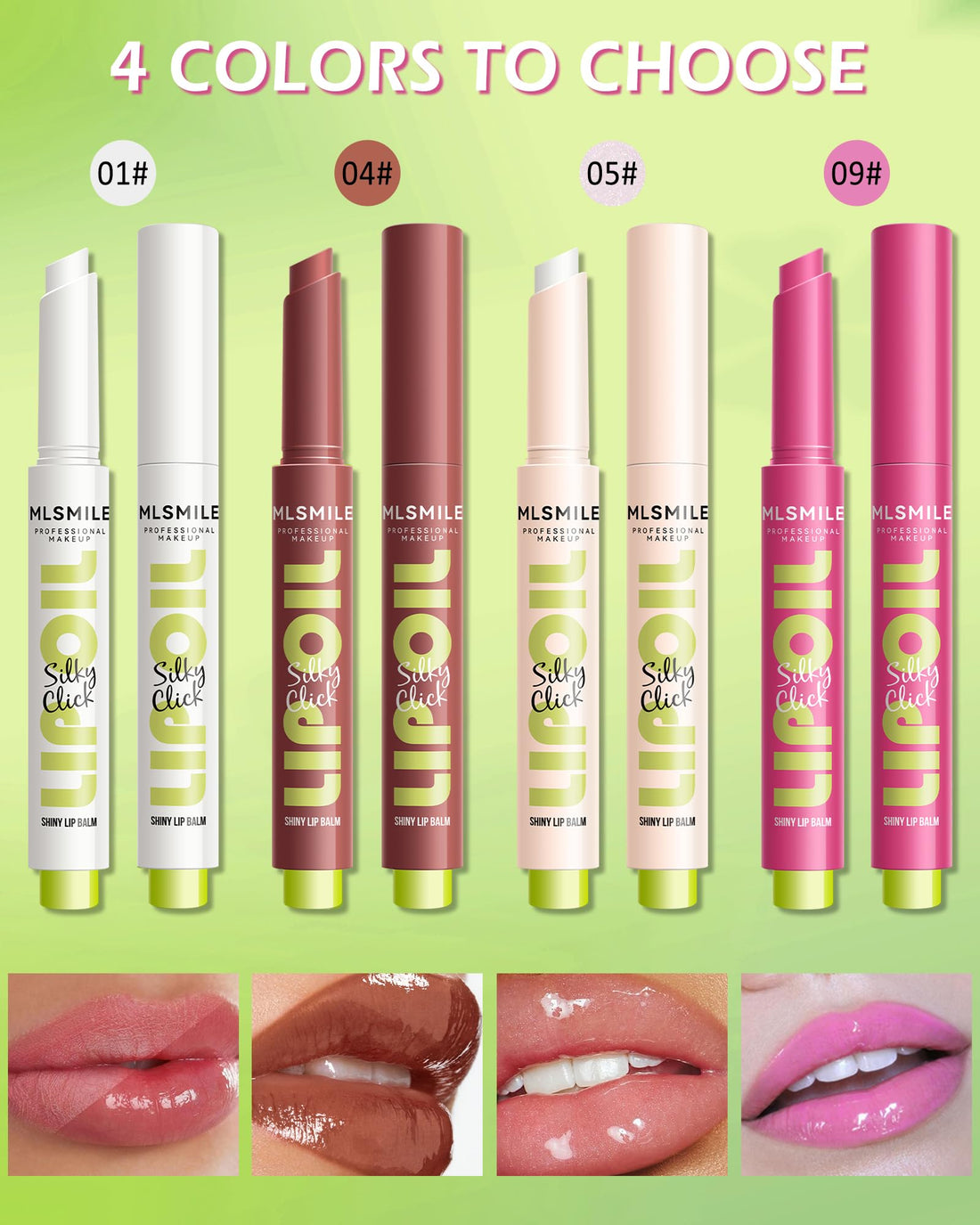 Tinted Lip Balm Set-3Color Glow Reviver Fat Lip Oil Slick Click,Pink Brown Shimmer Lipstick Lip Stain,Lightweaight Lip Gloss,Longlasting Hydrating Lipgloss,Women's Day Makeup Gift for Women Girl